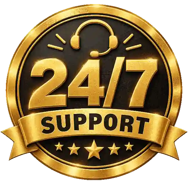 24/7 support under our name